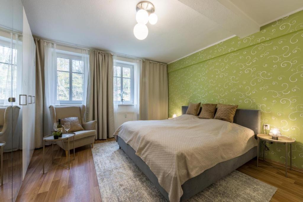 Promenade View Apartment Karlsbad Buitenkant foto